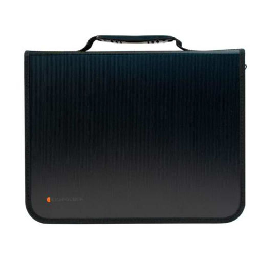 Picture of A4 PORTFOLIO BLACK WITH 4 RING BINDERS